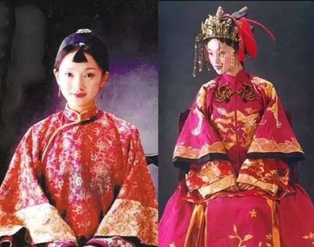 有哪些女明星婚礼穿的秀禾服,明星结婚穿的秀禾服