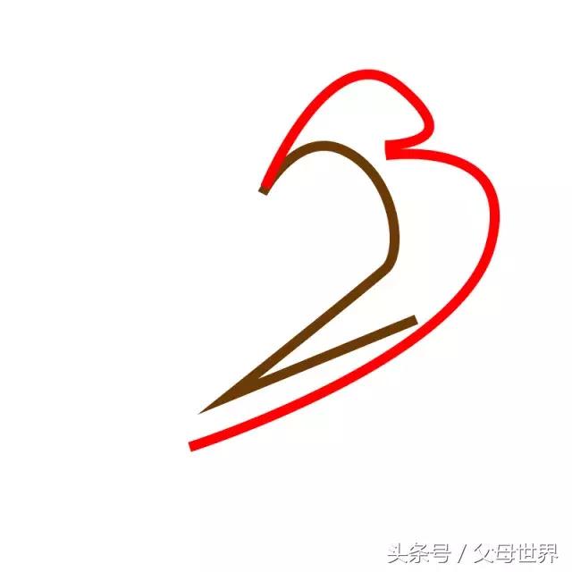 数字简笔画0到10创意画,简笔画陪伴孩子