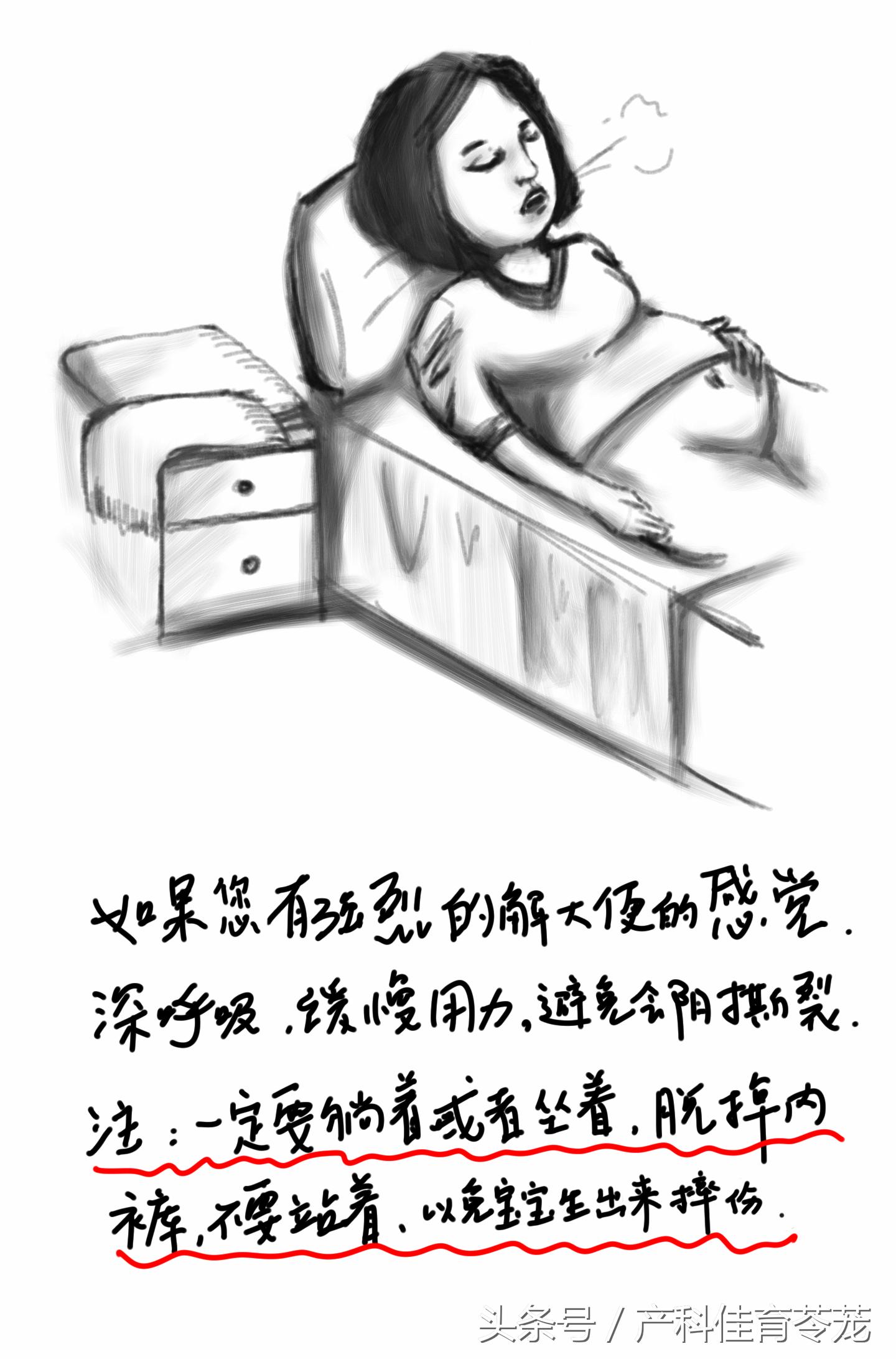 来不及去医院生娃?这套图留着应急