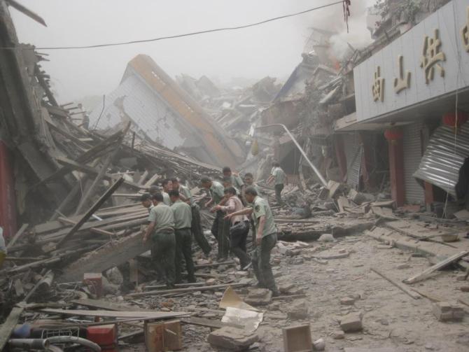 汶川地震十年重走北川老县城,汶川大地震北川老县城地震遗址