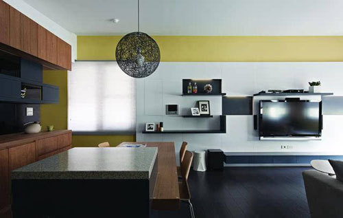 小户型2米7宽电视背景墙设计,小户型中式电视背景墙效果图