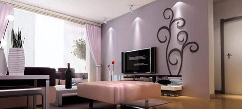 小户型2米7宽电视背景墙设计,小户型中式电视背景墙效果图