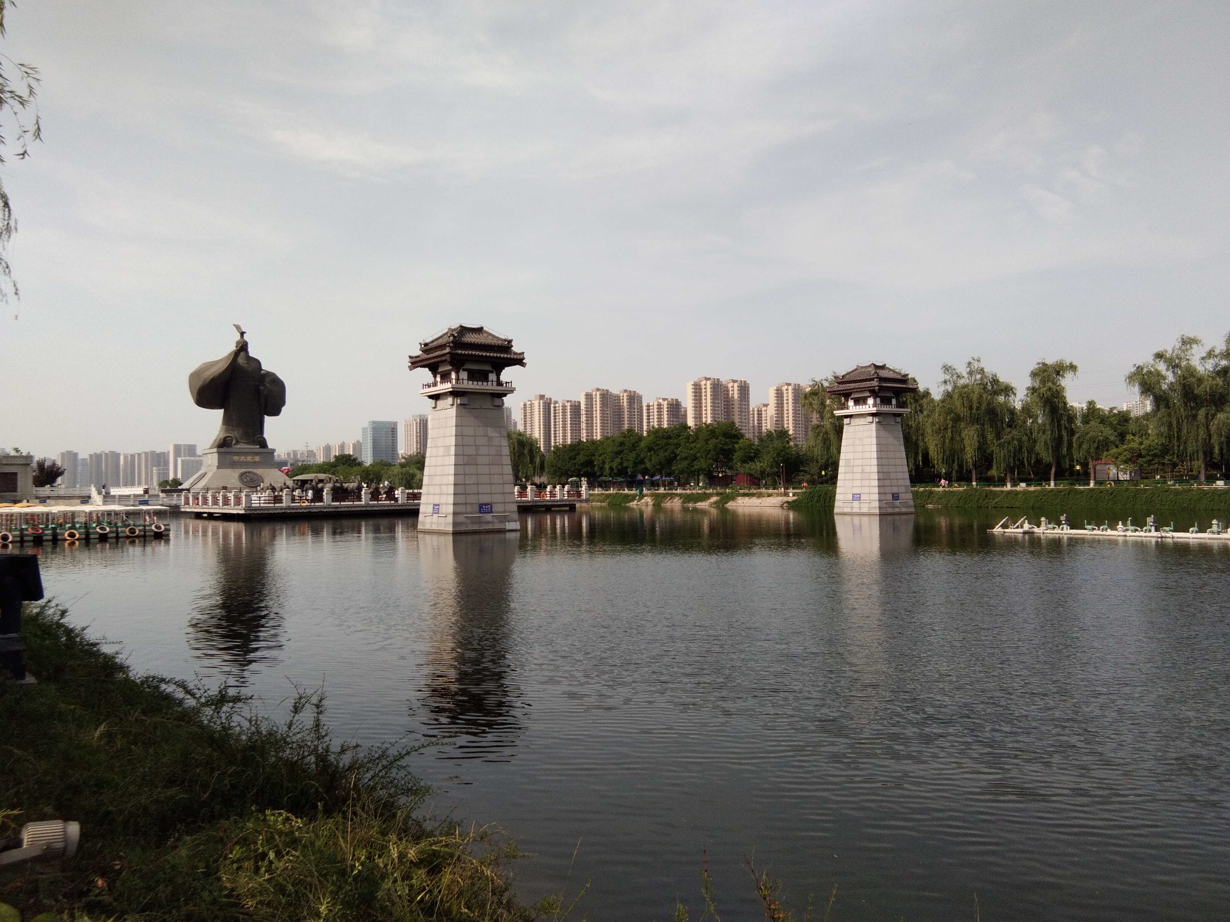 脚踏汉城湖公园全程!感受汉武辉煌!