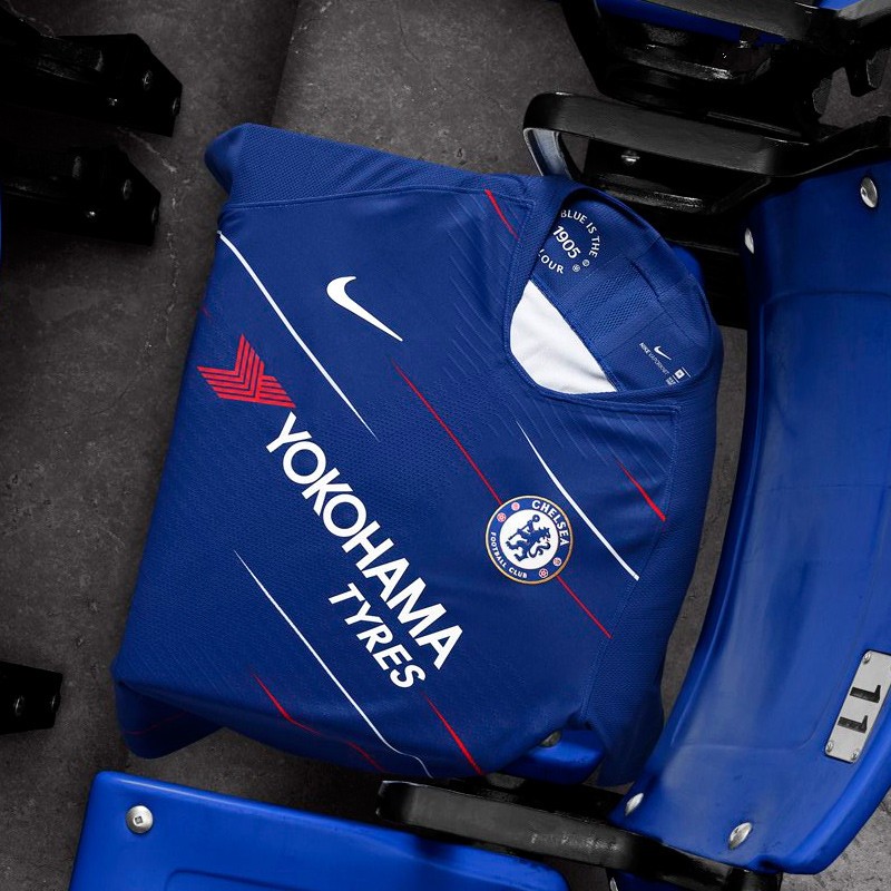 切尔西正版主场球衣,切尔西18-19赛季主场球衣