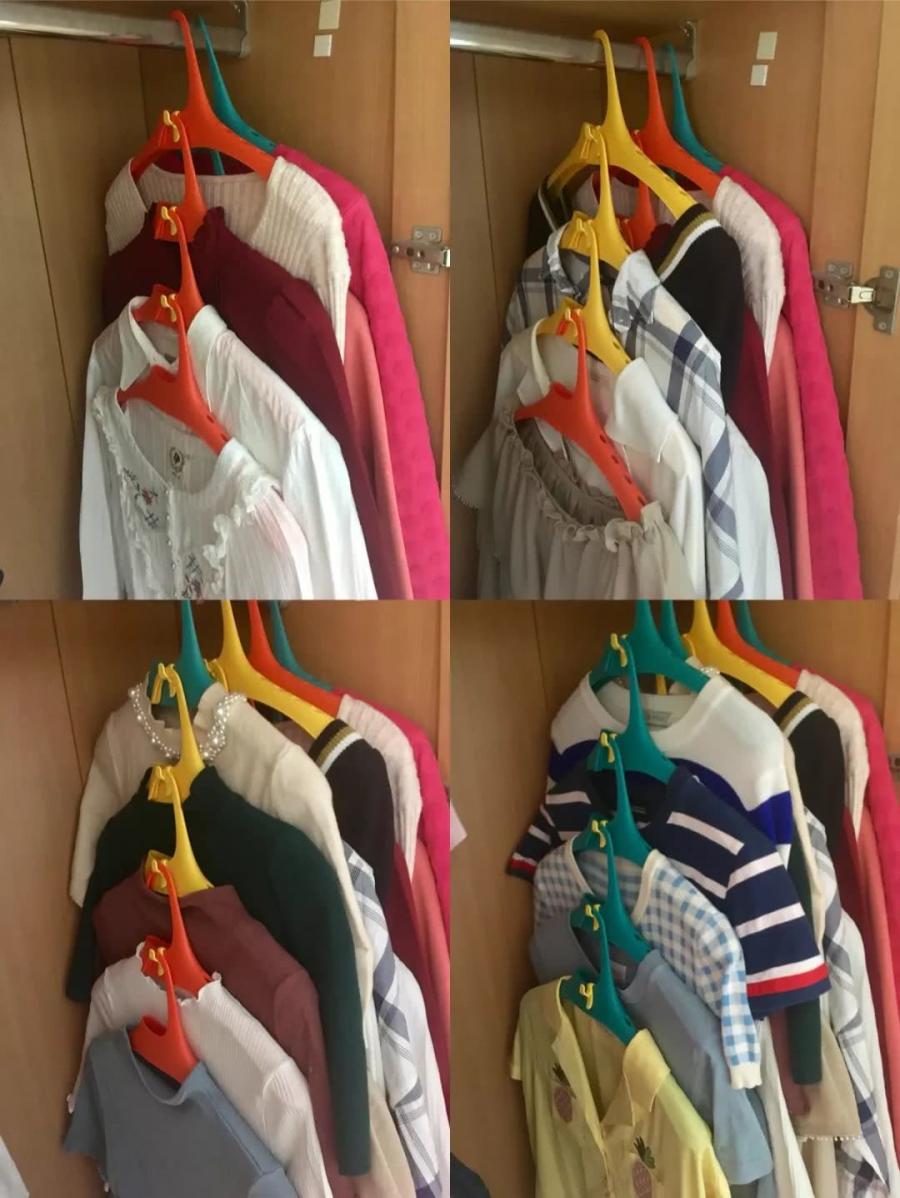 衣柜内伸缩挂衣架神器,衣柜里竖式挂衣架