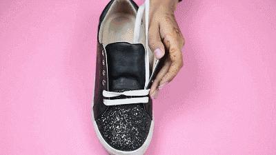 adidas贝壳头鞋带不打结系法,怎么鞋带不打结也不会松开篮球鞋