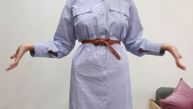 腰带怎么系好看又不容易掉,腰带小技巧