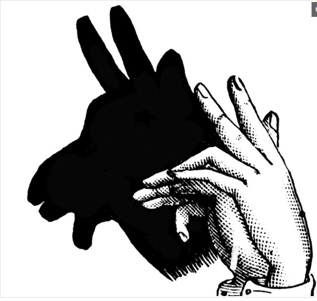 教小朋友做手影游戏,手影幼儿游戏