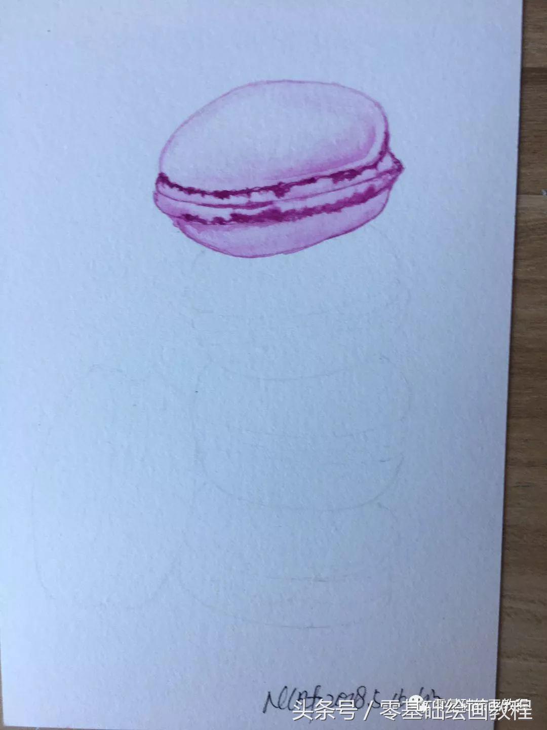 蓝色妖姬丙烯水彩画教程,萌新可以画的水彩教程