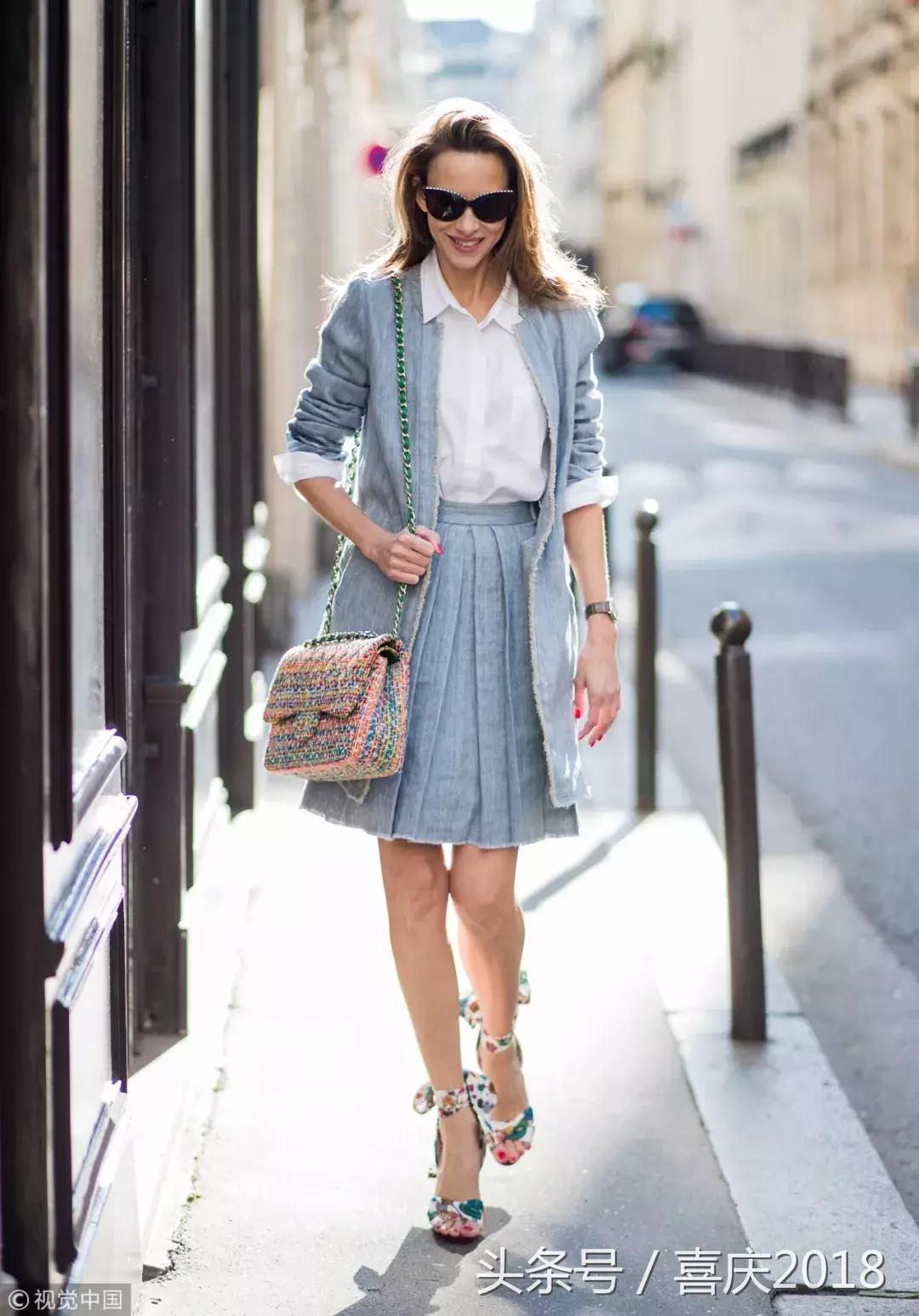 牛仔半裙怎么搭出时尚感,怎么选牛仔半裙才适合自己