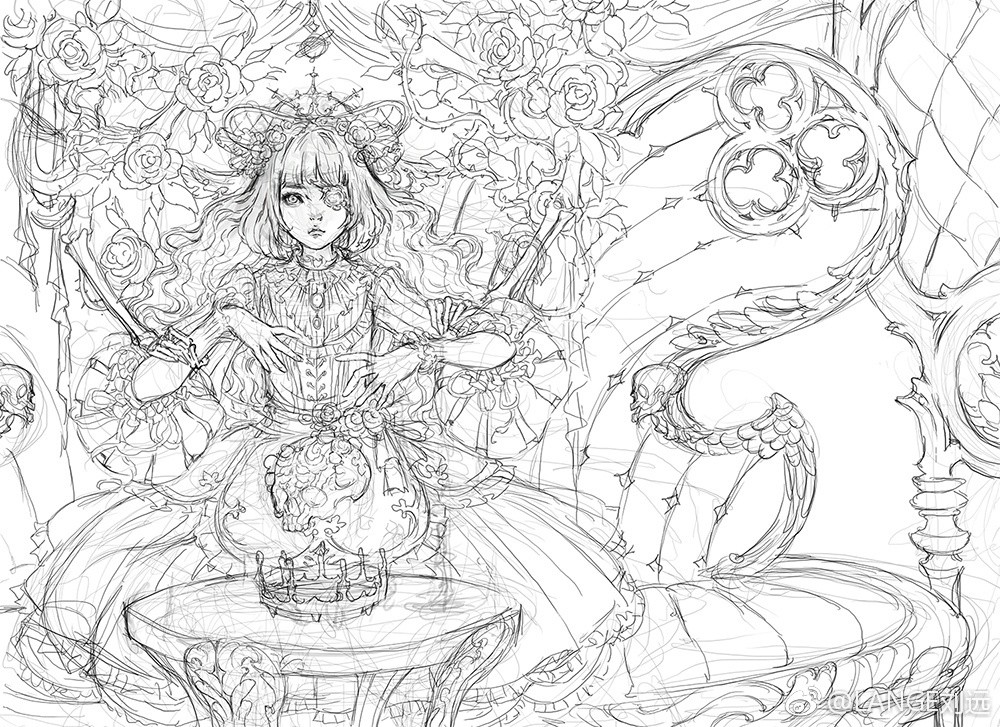 画师绝美作品,画师作品中国