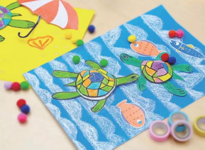 幼儿园夏季环创,幼儿园高端环创图片