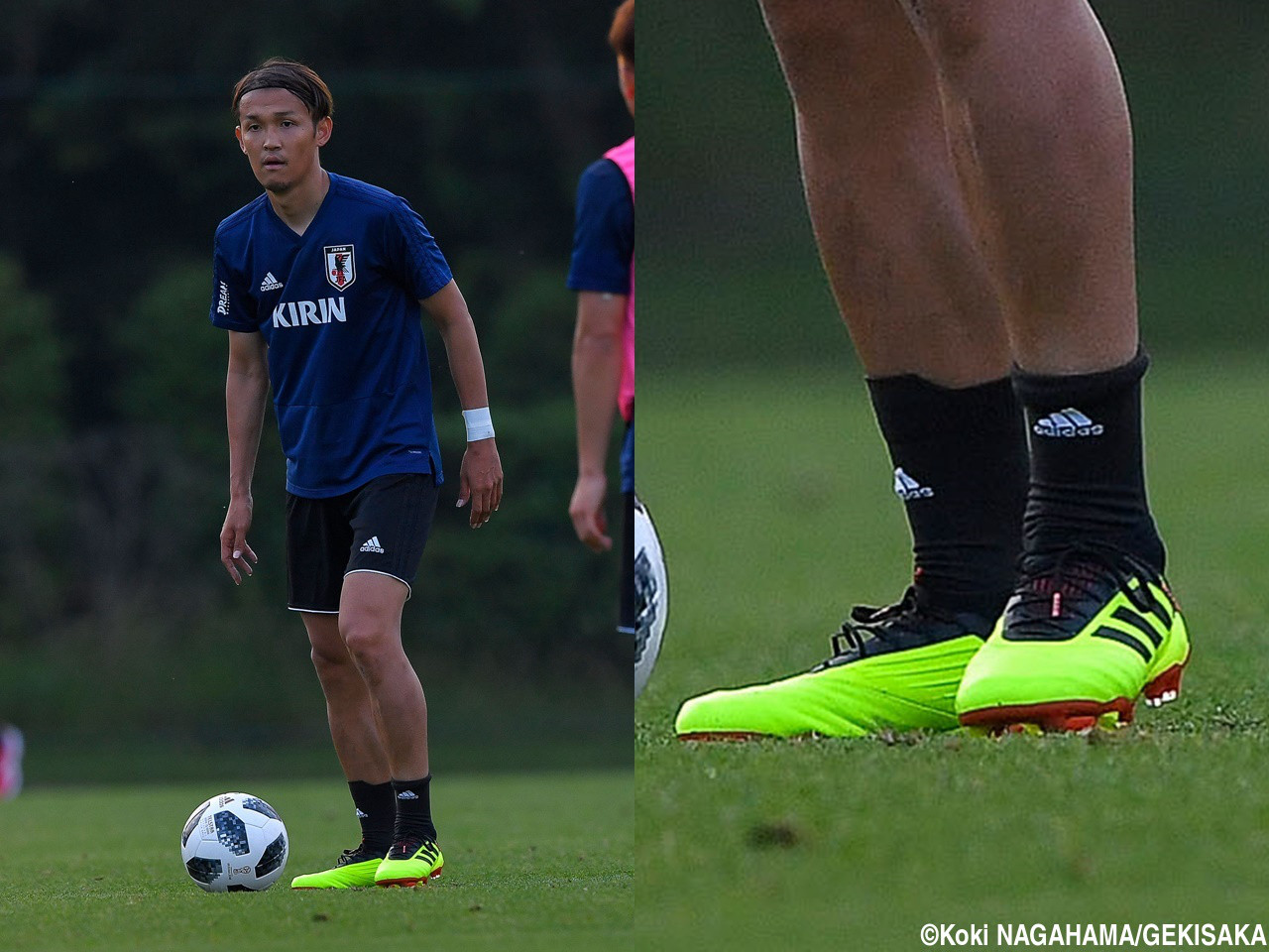 提前大曝光！日本众国脚上脚阿迪达斯世界杯系列足球鞋