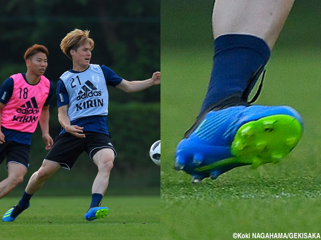 提前大曝光！日本众国脚上脚阿迪达斯世界杯系列足球鞋