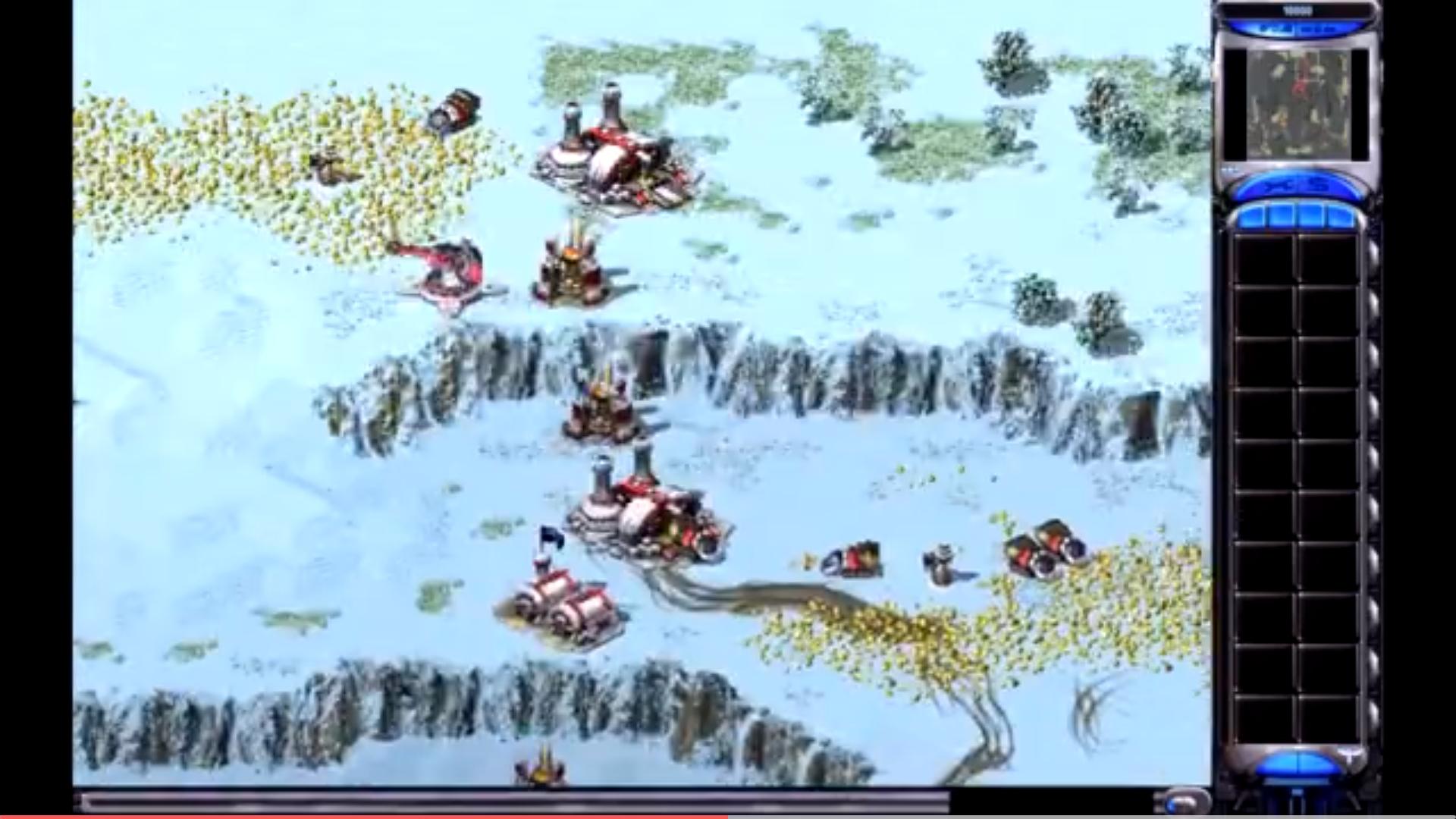 红色警戒-经典地图冰天雪地3大版本详解，行云流水制胜攻略