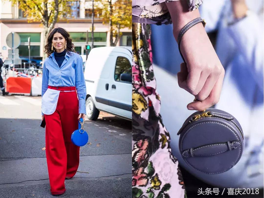 玫红色包包配什么颜色衣服好看,雾霾蓝包包配什么颜色衣服好看