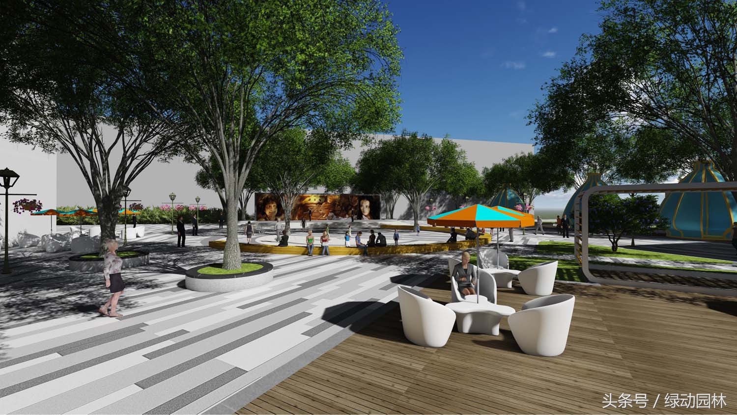 商业街国潮设计效果图大全,商业街的设计亮点鉴赏