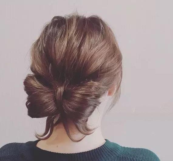 甜美盘发编发方脸,编发教程温柔甜美盘发