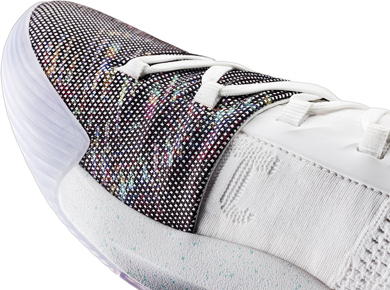 库里总决赛上脚新球鞋库里9,库里上脚库里4紫色战靴