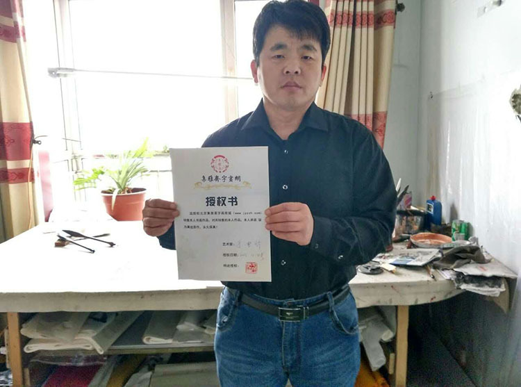 书法家于淼作品厚重雄浑大气脱俗,运笔圆润以气韵取胜的书法家