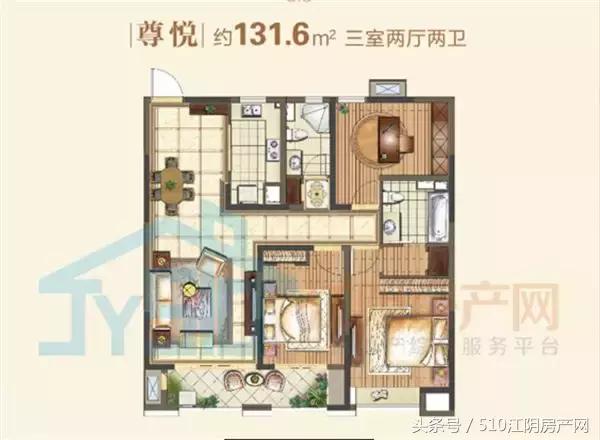 江阴尚海荟275平米户型,江阴商品房户型