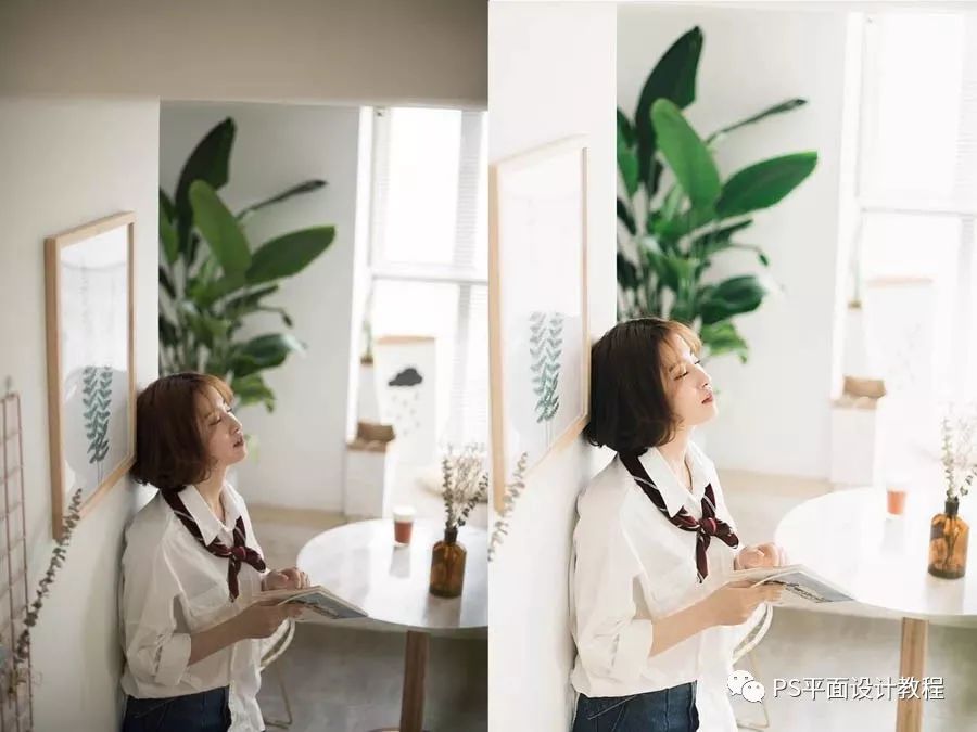 「PS调色教程」给拍的美女照片调出极具时尚感的冷色效果