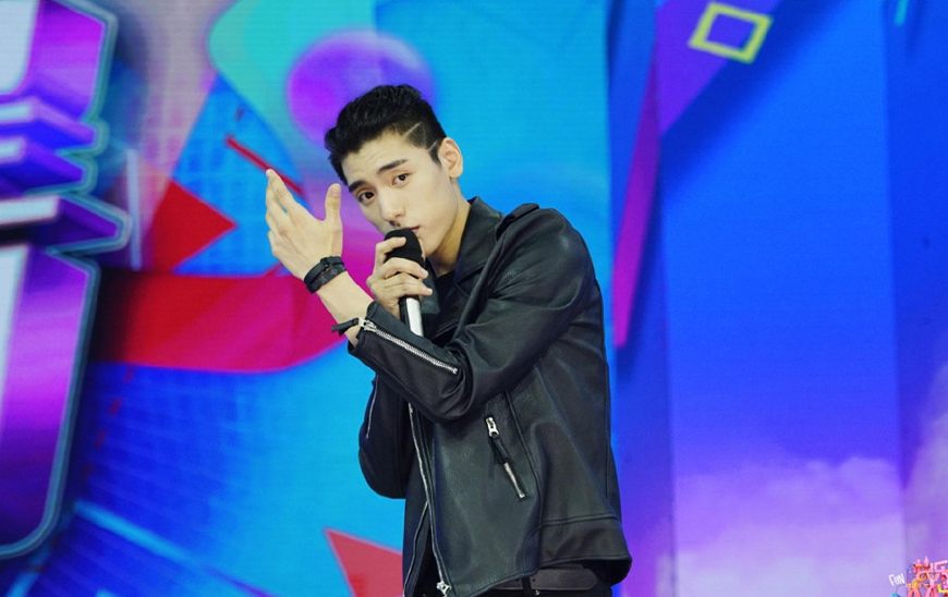 ninepercent合体蔡徐坤唱rap,ninepercent快乐大本营蔡徐坤唱歌