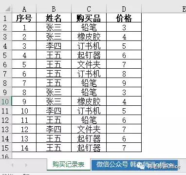 Excel345｜INDEX+SMALL查询顾客消费记录