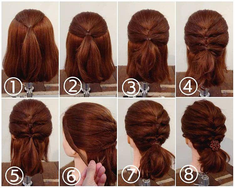 女生必学的几款编发方法,5款简单好看又减龄的编发教程