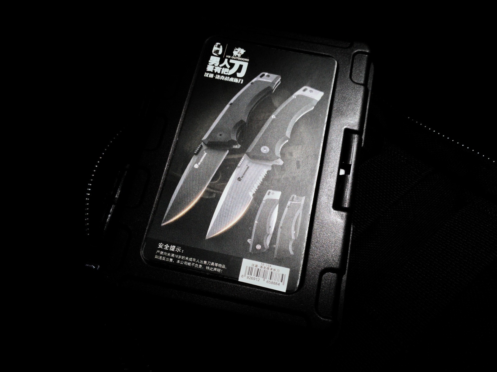 汉道洛克折叠刀钛合金版,汉道洛克刀镂空手柄好吗