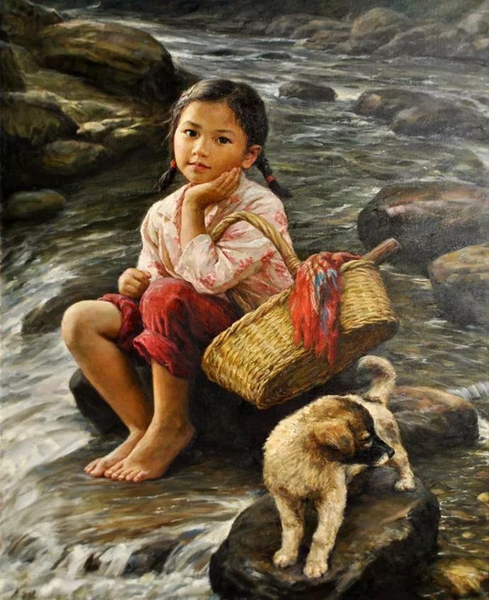 油画里刻骨的乡愁看了想哭,油画里刻骨的乡愁看了想哭的人