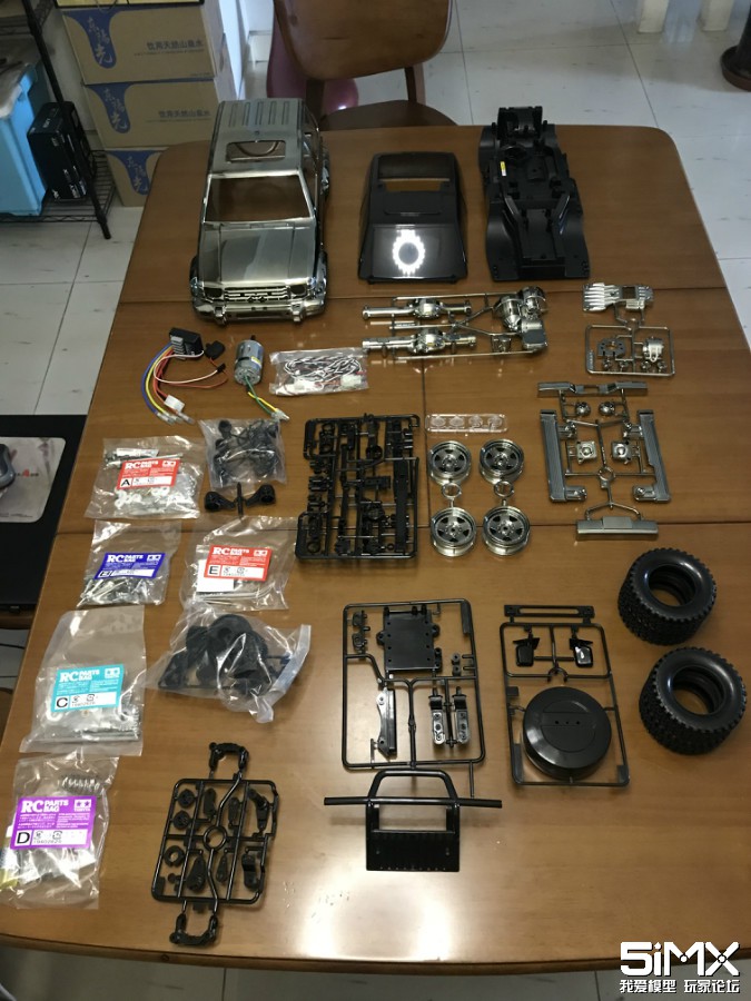 cc01帕杰罗开箱,田宫cc01帕杰罗特别版攀爬车测评