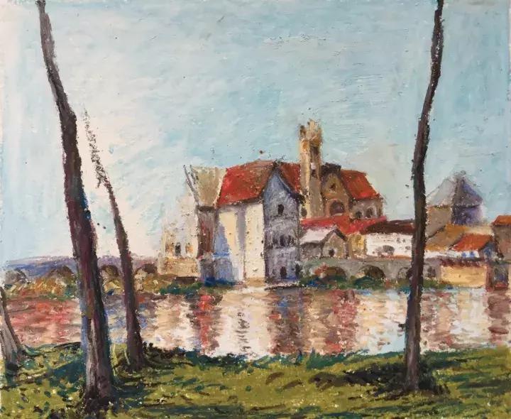 三分钟，教你用油画棒画一幅绝美风景画！