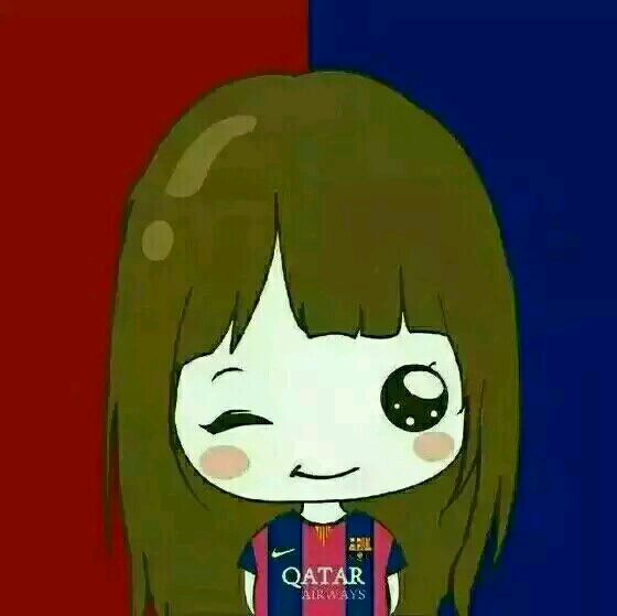 巴萨足球情侣头像图片,足球动漫头像情侣图片