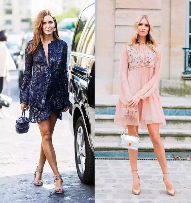 显腿长又显瘦的高跟鞋,裸色细跟高跟鞋秋冬搭配