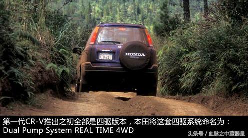 本田CRV历史车型演变（第一代CRV）