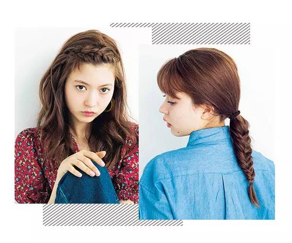 刘海鱼骨辫编发教程,鱼骨辫编发教程春天该有的发型