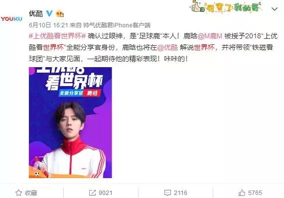 世界杯偶像来了,世界杯爱豆