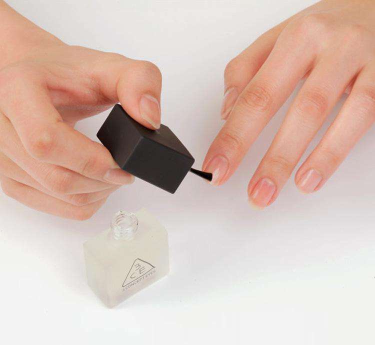 护甲油和底油,护甲油使用对比