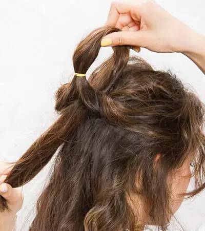 简单易懂又减龄的一款编发造型,侧编刘海编发教程简单又好看