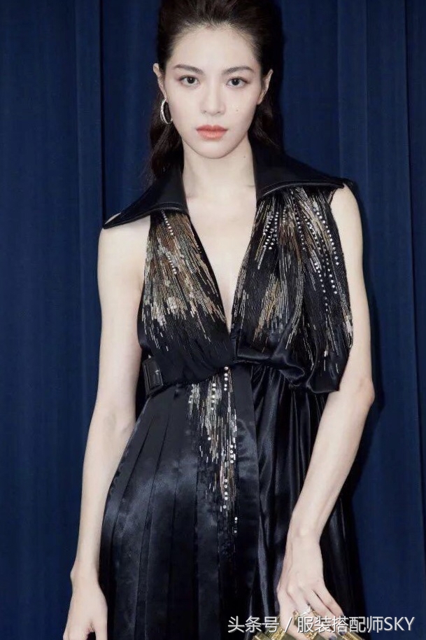 钟楚曦亮相上海电影节,钟楚曦白百何