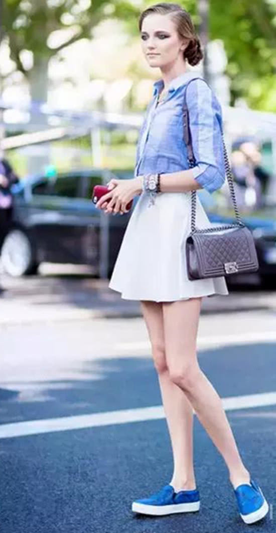 懒人鞋穿搭指南,一字蹬懒人鞋女单鞋真皮