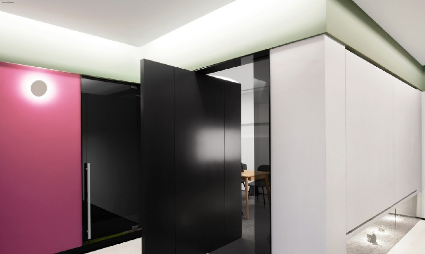 20平方办公室轻奢风装修,现代毛坯装修风格办公室