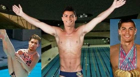 c罗假摔被皮克看穿后憋笑表情,那些年c罗罚丢的点球