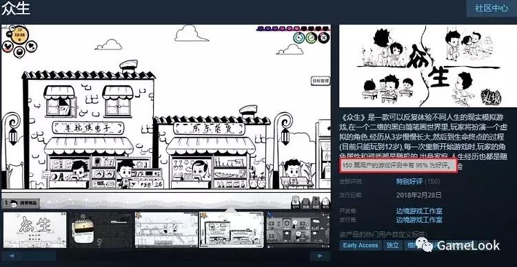 梦想耗尽：高分国产独立游戏《众生》仅收入22万，无版号雪上加霜