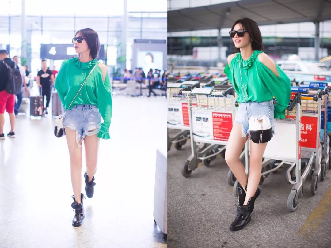 短裤怎样穿显高,短裤小白鞋穿搭