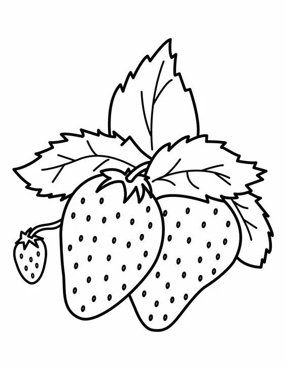 儿童简笔画蔬菜和水果,多吃水果蔬菜简笔画