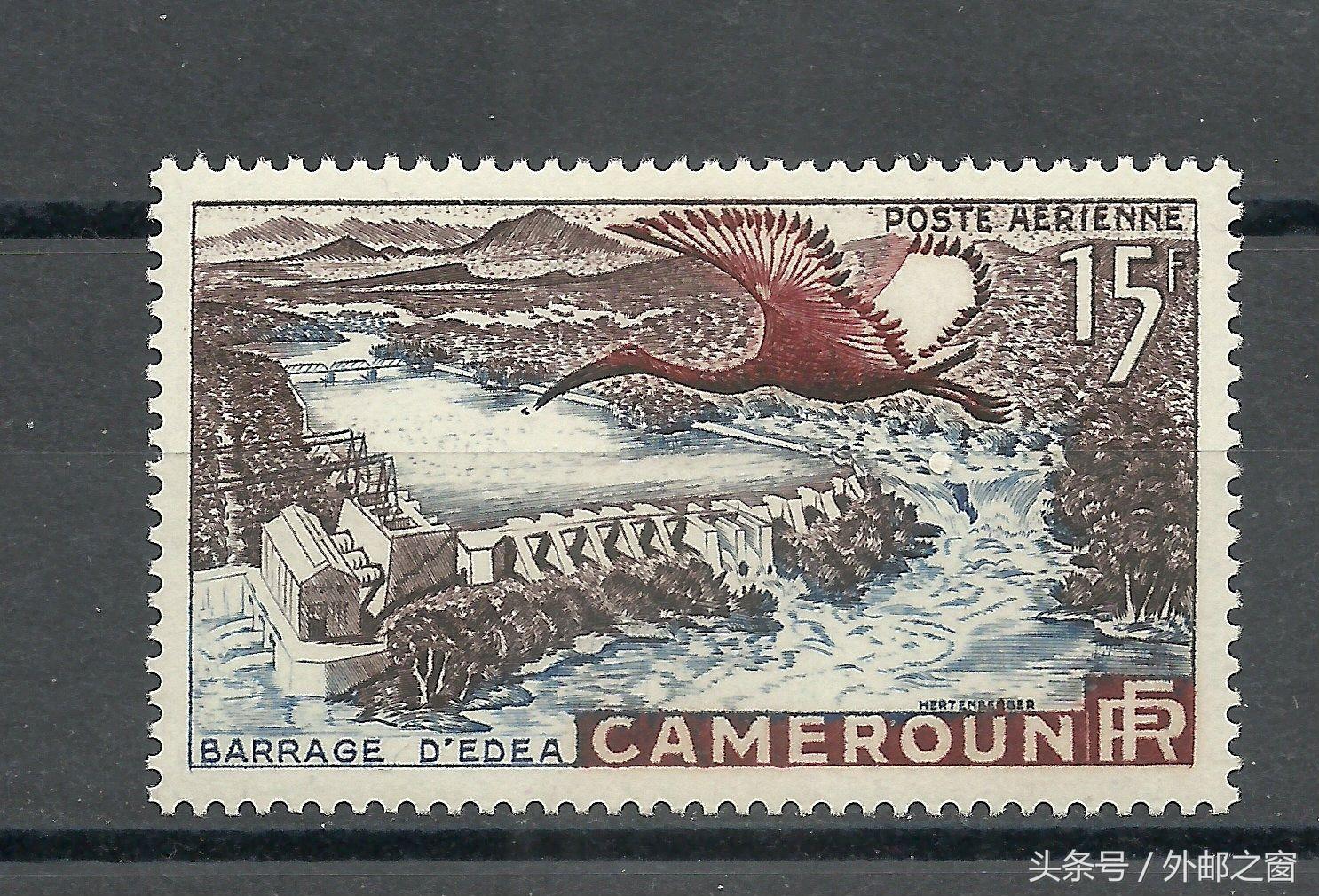 世界经典68国钱币邮票珍藏册,喀麦隆邮票