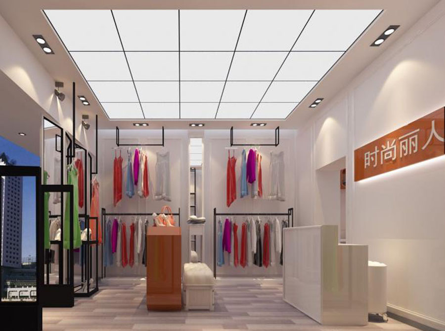女装服装店衣服怎么挂好看,2021服装店女装装修风格